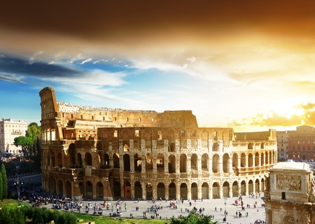Colosseum in Rome, Italyの写真素材