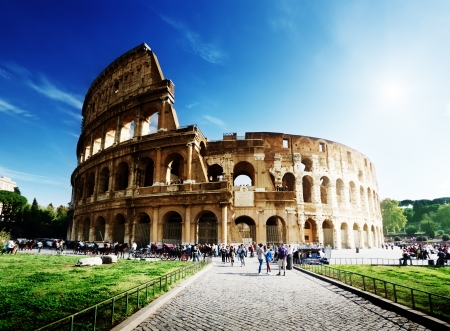 Colosseum in Rome, Italyの写真素材