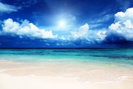 sand of beach caribbean seaの写真素材