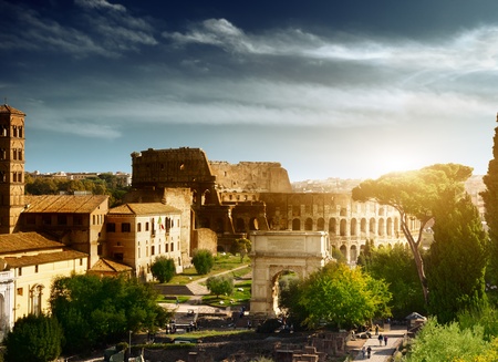 Colosseum in Rome, Italyの写真素材