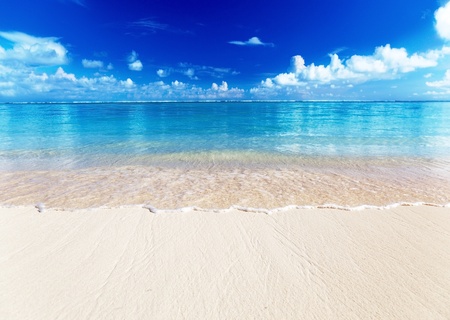sand of beach caribbean seaの写真素材