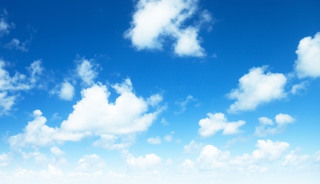 perfect blue skyの写真素材