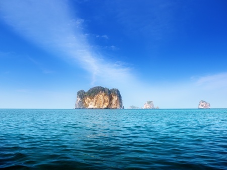 islands in Andaman sea Thailandの写真素材