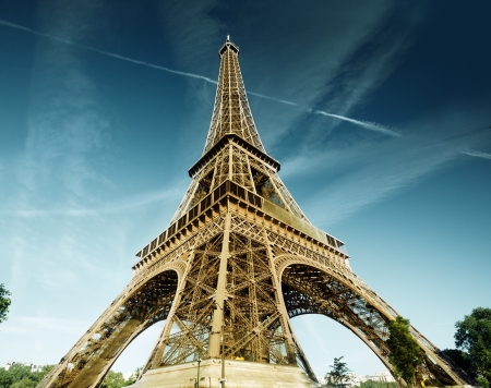 Eiffel Tower, Paris, France の写真素材