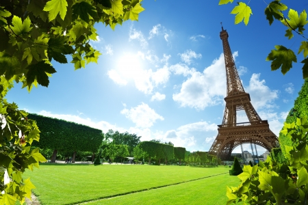 Eiffel tower in Paris, Franceのeditorial素材