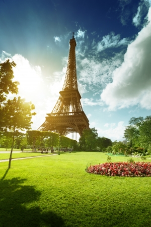 Eiffel tower in Paris, Franceの写真素材