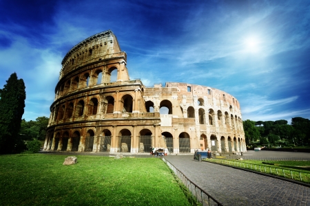 Colosseum in Rome, Italyの写真素材