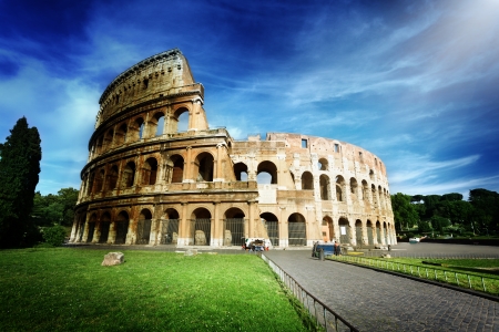 Colosseum in Rome, Italyの写真素材
