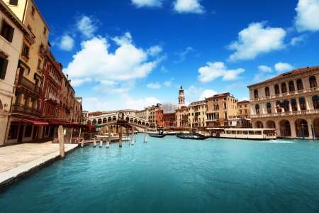 Rialto bridge in Venice, Italyのeditorial素材