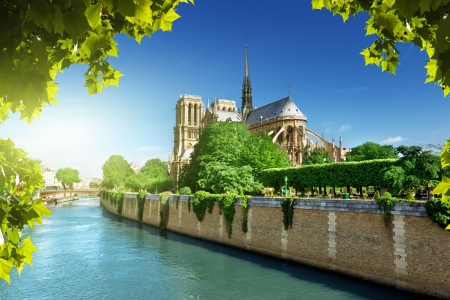 Notre Dame Paris, France の写真素材