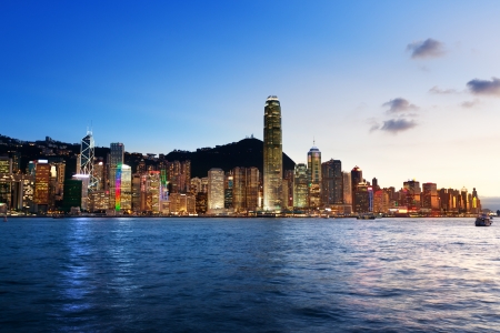 Skyline of Hong Kong の写真素材
