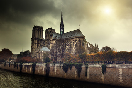 Notre Dame Paris, France の写真素材