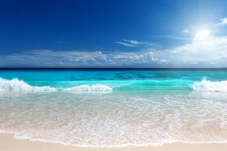 seychelles beachの写真素材