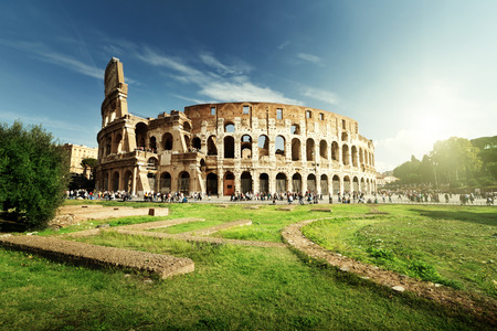 Colosseum in Rome, Italyの写真素材