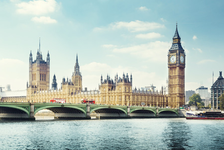 Big Ben in sunny day, London Big Ben in sunny day, London