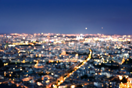 bokeh in Paris, France,の写真素材