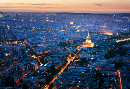 Panorama of Paris, Franceの写真素材