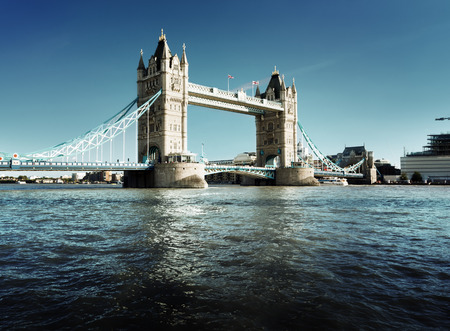 Tower Bridge in London, UKのeditorial素材
