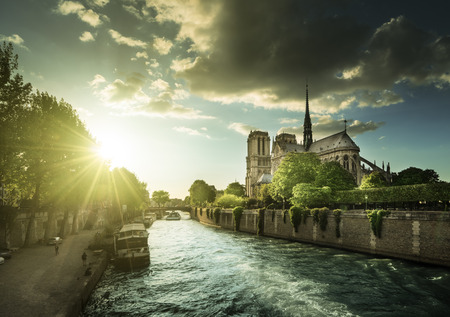 Notre Dame de Paris, Franceの写真素材