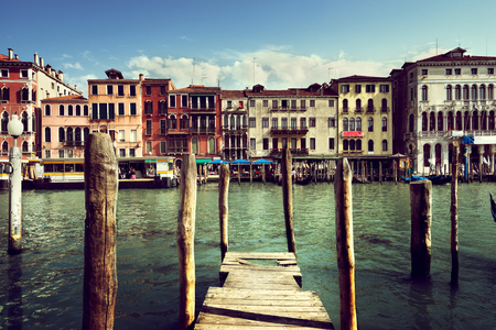 Grand Canal, Venice, Italyの写真素材