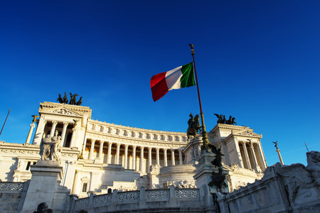 Monument Vittorio Emanuele II, Rome, Italyのeditorial素材