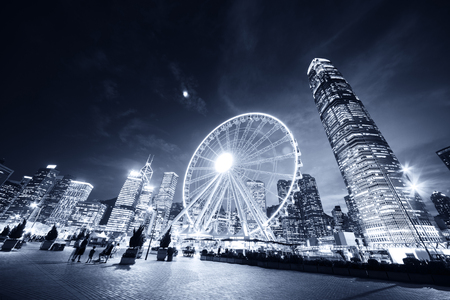 Observation Wheel, Hong Kongの写真素材