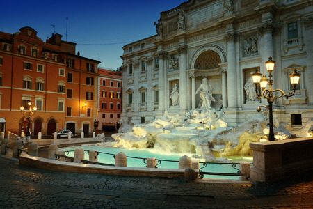 Trevi fountain, Romeの写真素材