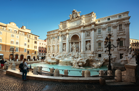Trevi fountain, Romeの写真素材