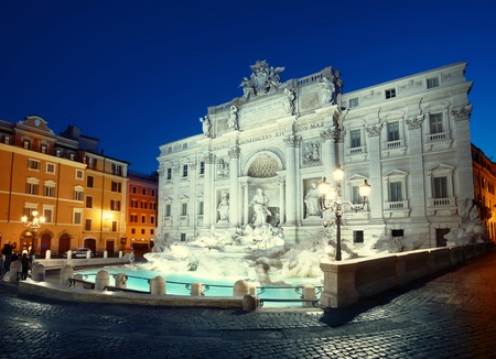 Trevi fountain, Romeの写真素材