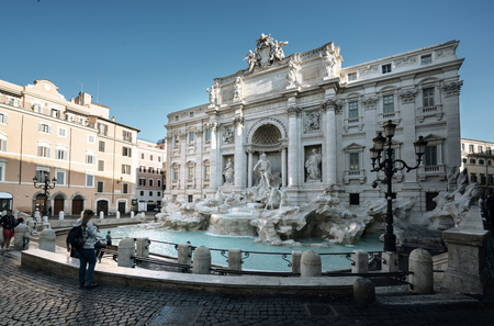 Trevi fountain, Romeの写真素材