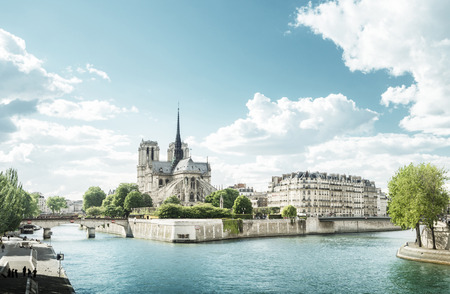Notre Dame Paris, Franceの写真素材