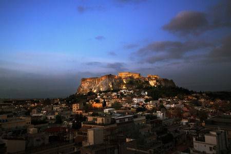 Acropolis of Athens, Greeceの写真素材