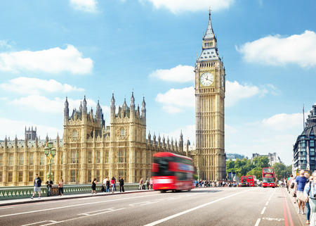 Westminster Bridge, London, UKのeditorial素材