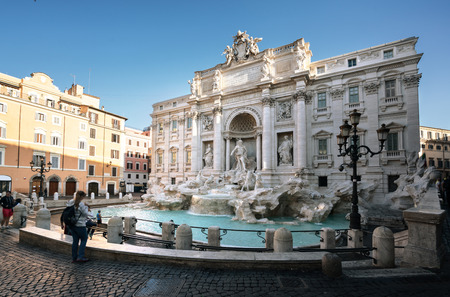 Trevi fountain, Romeの写真素材