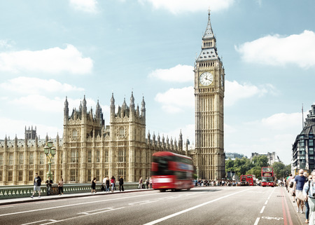 Westminster Bridge, London, UKの写真素材
