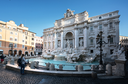 Trevi fountain, Romeの写真素材