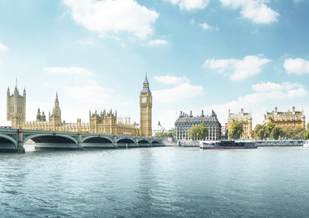 Big Ben and Houses of Parliament, London, UKの写真素材