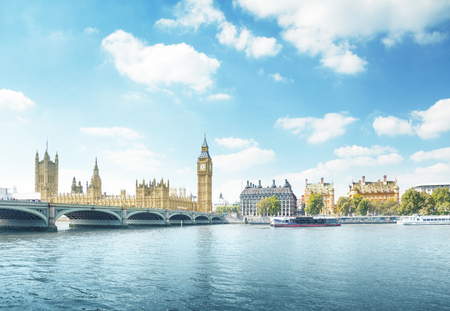 Big Ben and Houses of Parliament, London, UKの写真素材