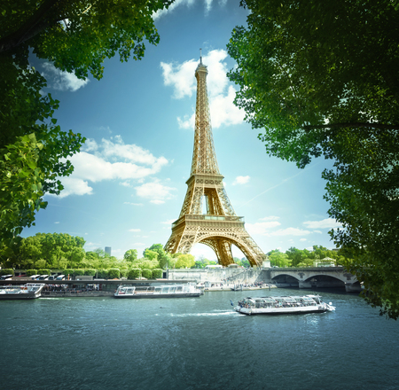 Eiffel tower, Paris. Franceの写真素材