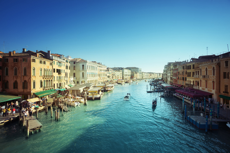 Grand Canal in Venice, Italyの写真素材