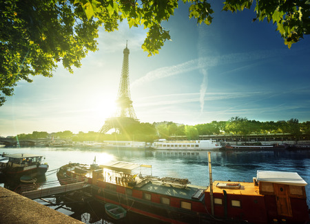 Eiffel tower in Paris, Franceの写真素材