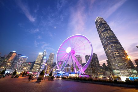 Observation Wheel, Hong Kongの写真素材