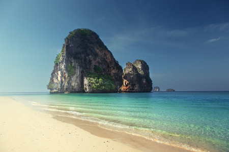 beach in Krabi province, Thailandの写真素材