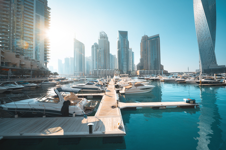 Dubai Marina, United Arab Emiratesのeditorial素材
