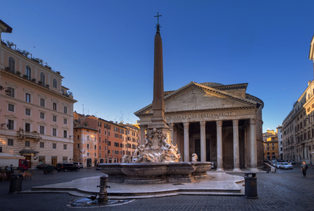 Pantheon in Rome, Italyの写真素材