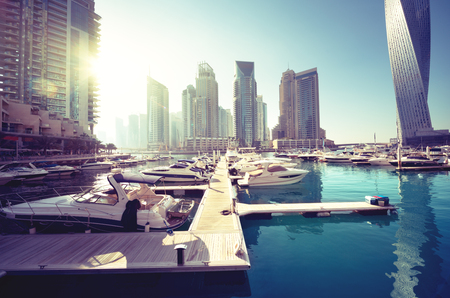 Dubai Marina, United Arab Emiratesの写真素材