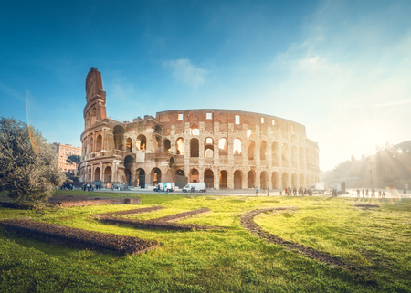 Colosseum in Rome, Italyの写真素材