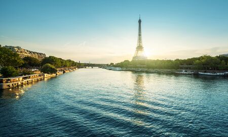 Eiffel tower in Paris. Franceの写真素材