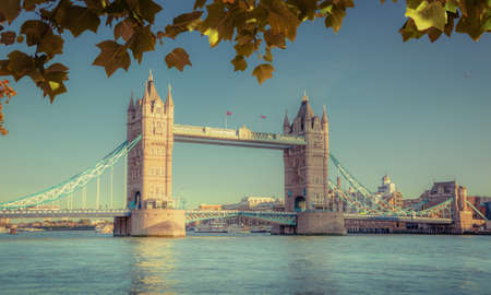Tower Bridge in London, UKのeditorial素材