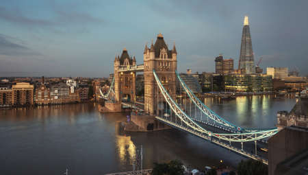 Tower Bridge in London, UKの写真素材